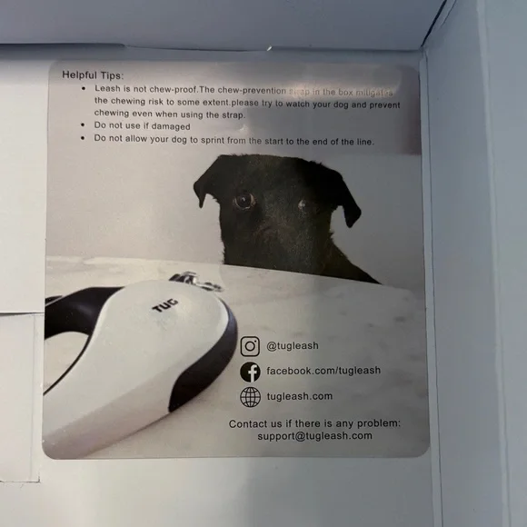 TUG 360° Retractable Tangle-Free Dog Leash with Tug Quick Lock System - Picture 5 of 5